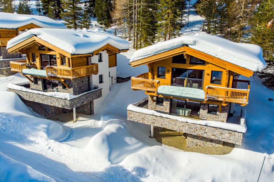Exterior view winter   Turrach Lodges by ALPS RESORTS