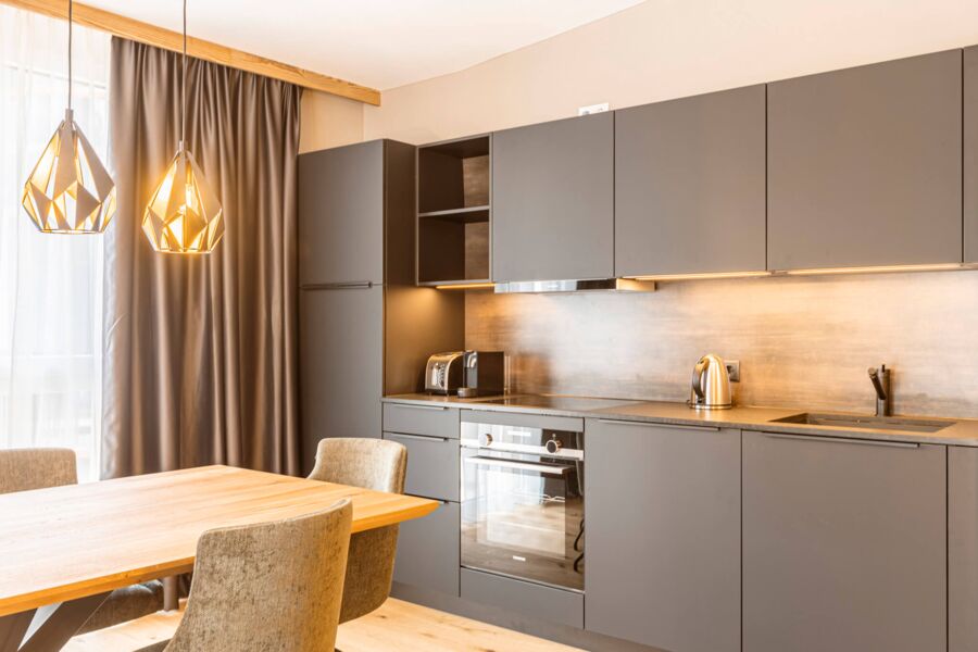 Kitchen and dining area   Premium apartment with 2 bedrooms